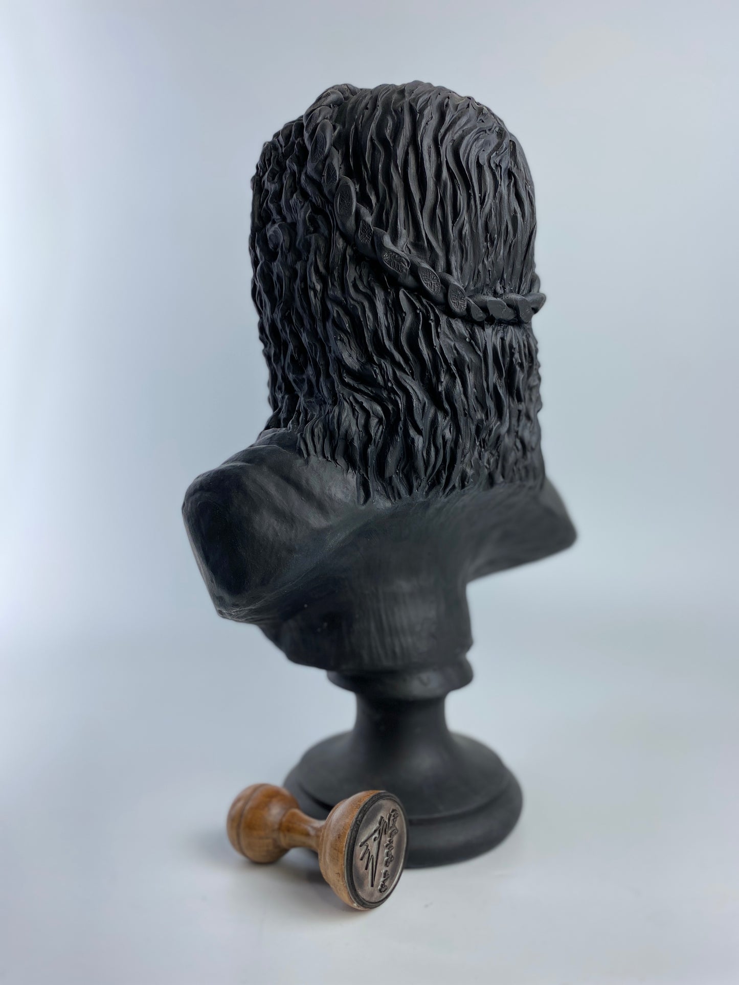 Zeus 'Silver Scar' Pop Art Sculpture, Modern Home Decor